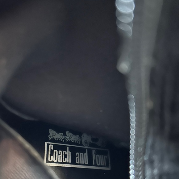 COACH AND FOUR Darson Mid Calf Black Suede Boot size 6 NWOB - Picture 4 of 7